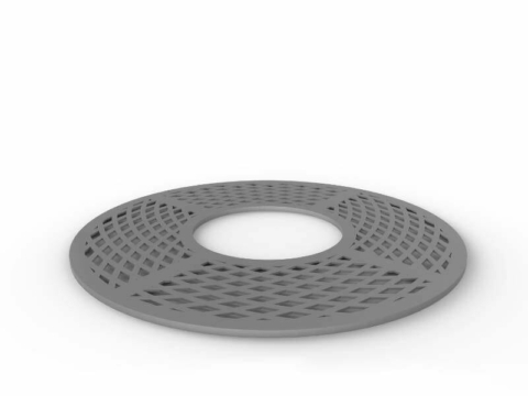 Stalowa krata pod drzewa Bushi 5001