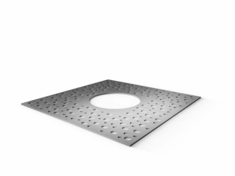 Stalowa krata pod drzewa Holes 5003